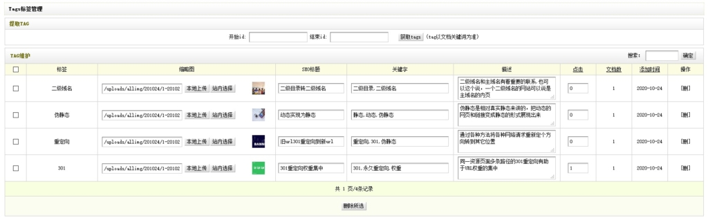 tag标签自定义tdk信息教程插图(4) tag标签自定义tdk信息教程插图(4)
