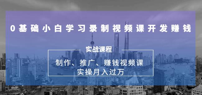 实操月入过万的网课制作、推广、赚钱，0基础学习录制视频课赚钱插图