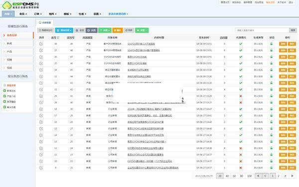 【易思ESPCMS企业建站管理系统集成包】P8.20052001稳定版+企业营销管理平台+完全支持微信信息推送插图(2)